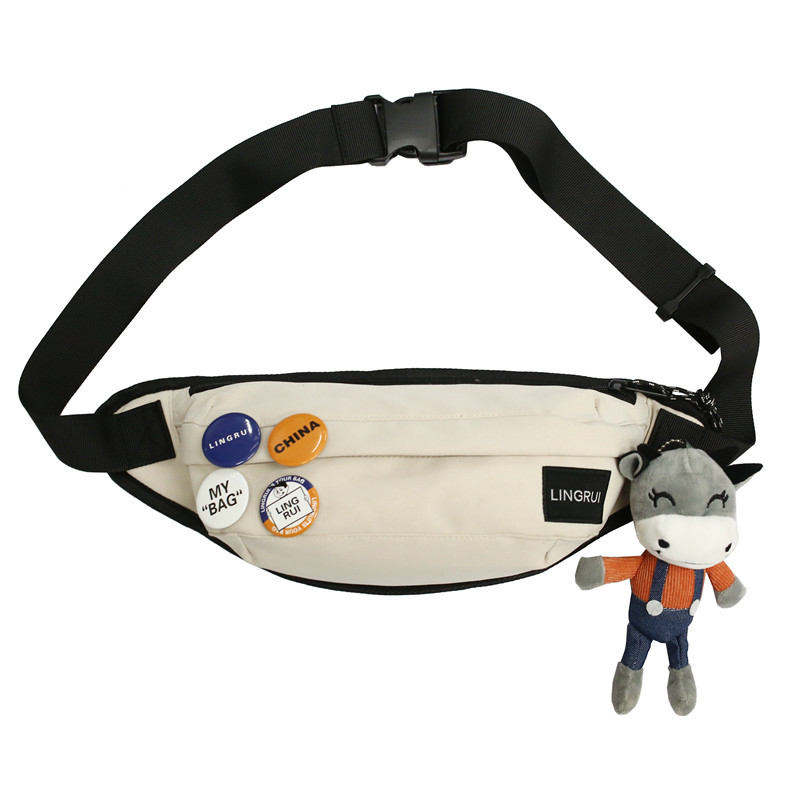 Belfort Pánska hrudná taška – Uličný štýl, denim, priedušná a vodeodolná, Vzor s písmenami