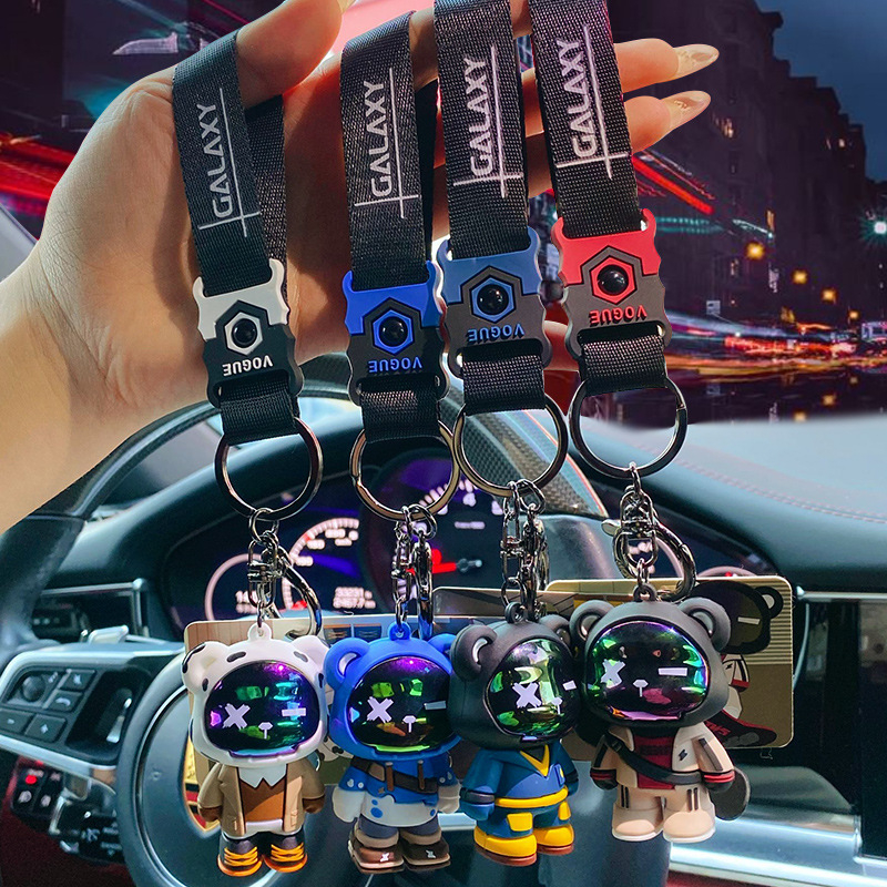 PVC võtmehoidja karu kujul | armas stiil | eraldi pakendatud | kingitus jõuluks ja Valentinipäevaks