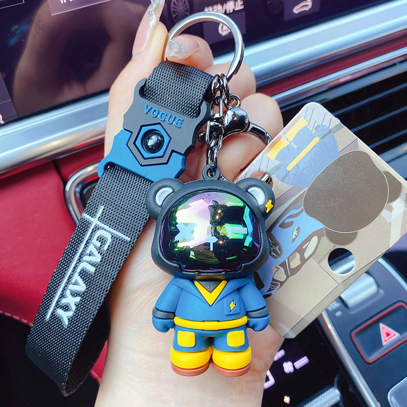 PVC võtmehoidja karu kujul | armas stiil | eraldi pakendatud | kingitus jõuluks ja Valentinipäevaks