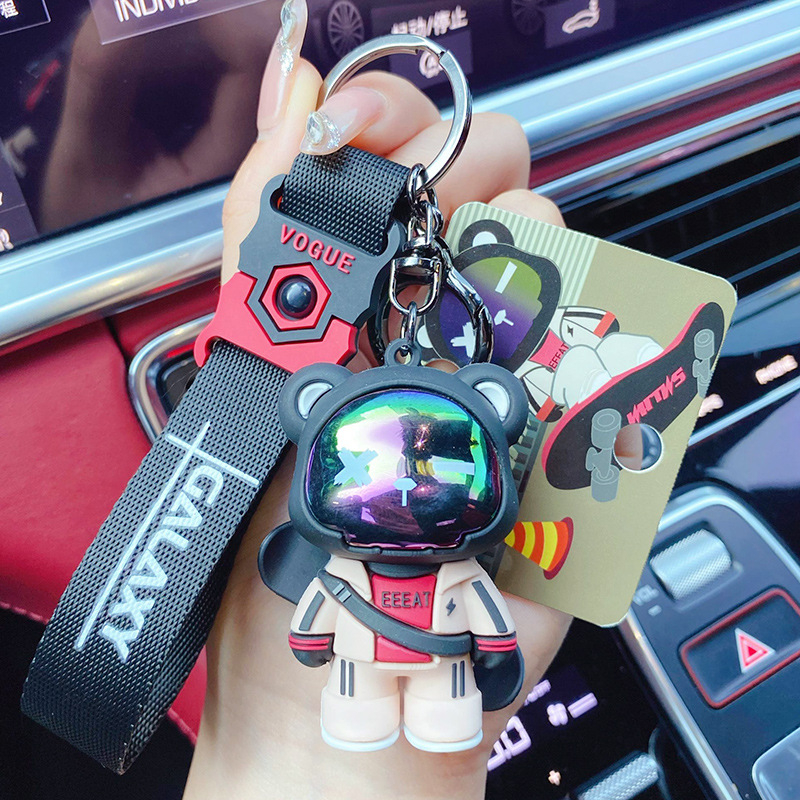 PVC võtmehoidja karu kujul | armas stiil | eraldi pakendatud | kingitus jõuluks ja Valentinipäevaks