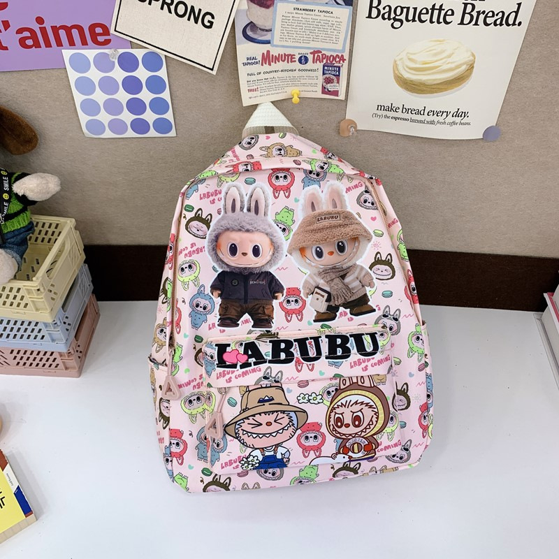 Laste seljakott anime mustriga, hingav Oxford kangas, kõverad õlarihmad, sobiv lasteaeda