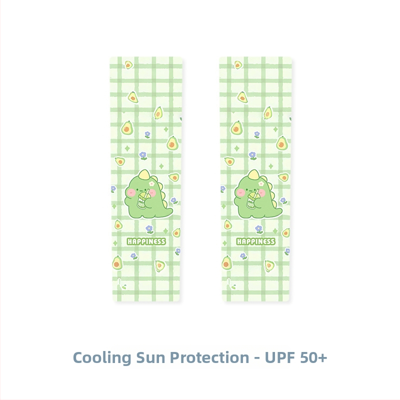 Vaikų UV apsaugos rankovės - Karikatūrų raštas, Akrilo medžiaga, Vasaros sezonas, Amžiaus grupė 1–13