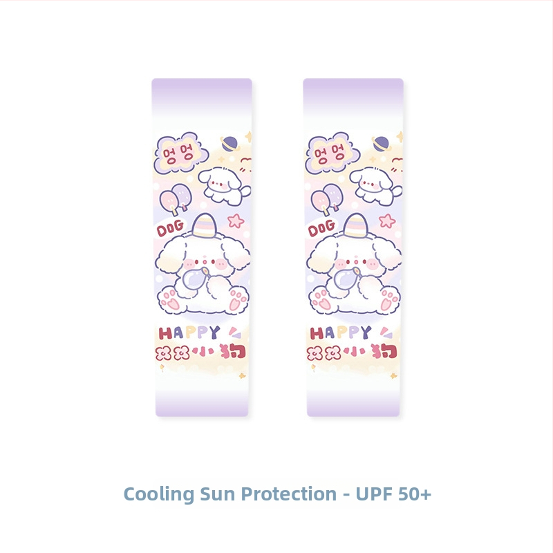 Vaikų UV apsaugos rankovės - Karikatūrų raštas, Akrilo medžiaga, Vasaros sezonas, Amžiaus grupė 1–13