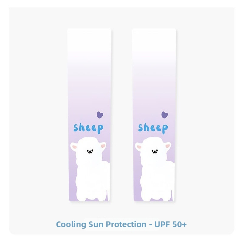 Vaikų UV apsaugos rankovės - Karikatūrų raštas, Akrilo medžiaga, Vasaros sezonas, Amžiaus grupė 1–13