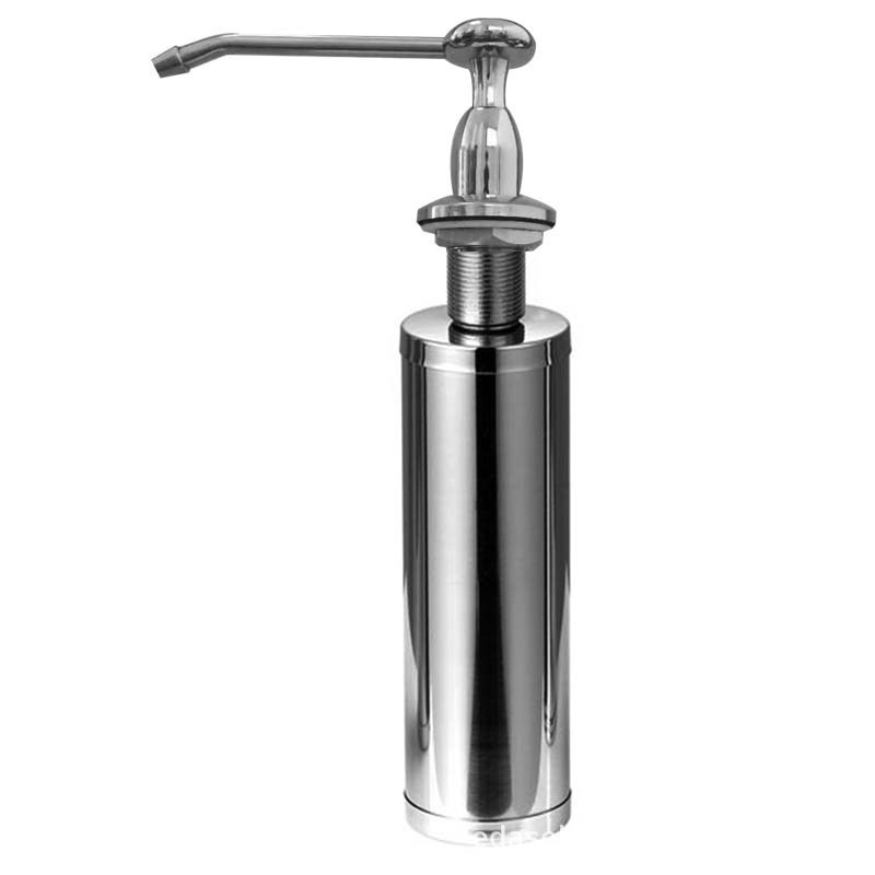 Predlžovacia trubica fľaše na tekutý saponát pre drez, materiál: silikón + nerezová oceľ, značka: Yushu exploration, štýl: Moderná jednoduchosť