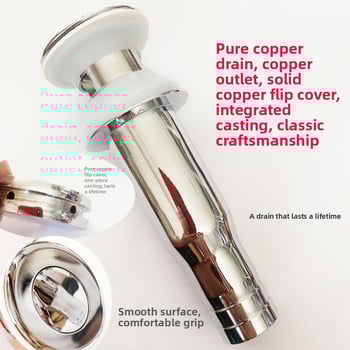 Umivaonik s preklopnim poklopom, nehrđajući čelik, model 6626, Berry, moderan stil minimalistički