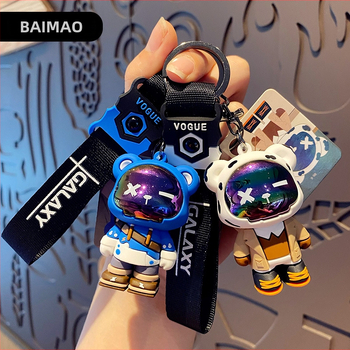 Baimao võtmehoidja: Original Tide Cool Bear, Karikatuurstiil, PVC Materjal, IP-litsents (Anime Game)