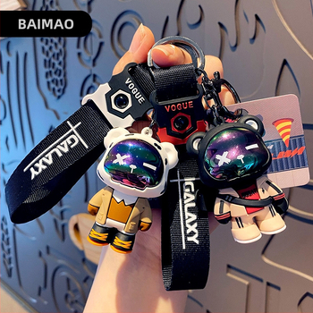 Baimao võtmehoidja: Original Tide Cool Bear, Karikatuurstiil, PVC Materjal, IP-litsents (Anime Game)