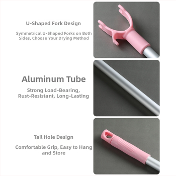 Meiliya Hliníková Zliatina Na Oblečenie Na Balkóne Sušenie