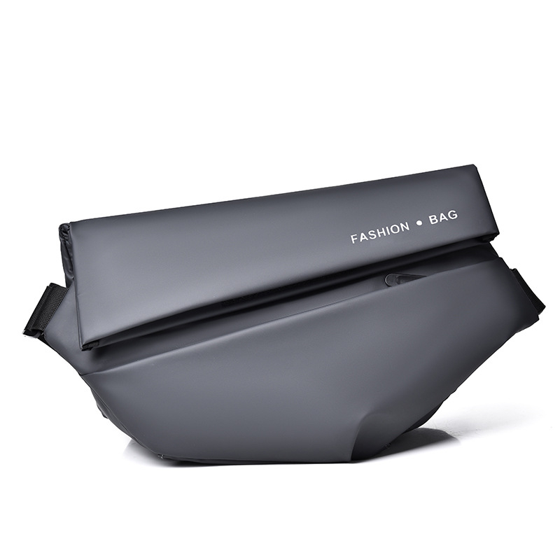 Vyrų per petį krepšys gatvės stiliui, Oxford audinys, atsparus vandeniui, ultra lengvas, atsparus dėvėjimuisi, vienos spalvos dizainas