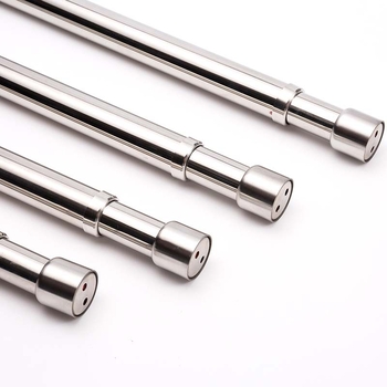 Roostevabast terasest teleskoopiline riidekapi riidepuu garderoobile – tugevdatud, poleeritud pind, kaasaegne minimalistlik stiil