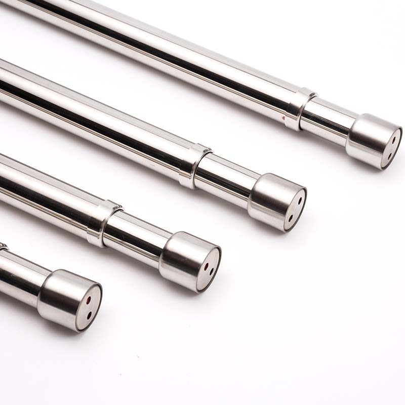 Roostevabast terasest teleskoopiline riidekapi riidepuu garderoobile – tugevdatud, poleeritud pind, kaasaegne minimalistlik stiil