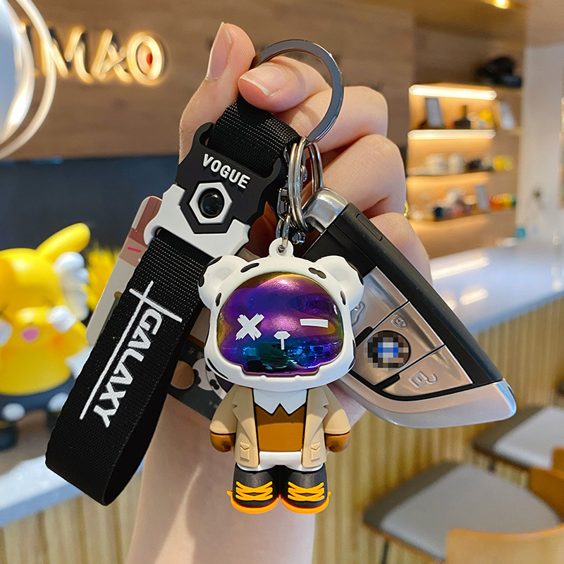 BaiMao võtmehoidja - armas silikoondisain, iseseisev pakkimine