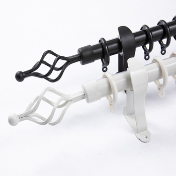 Aliuminio lydinio romėnų užuolaidų lazda — šiuolaikiškas minimalistinis stilius, pritaikomas, viršutinis arba šoninis montavimas, vienos arba dviejų strėlių lazda