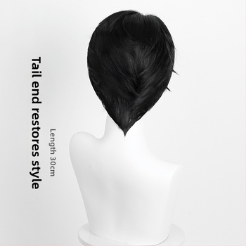 Qin Yu cosplay parukas D745, kõrge temperatuuriga siidist materjal, mehaaniline töötlemine, cosplay stiil