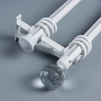 Aliuminio lydinio užuolaidų lazda – šiuolaikinio stiliaus Art Pole modelis, suderinama su viengubu ir dvigubu strypu, tylus bėgis, pritaikomas