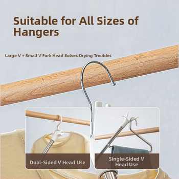 Rozťahovateľná tyč na sušenie oblečenia – PP a nerezová oceľ, balkón, moderný minimalistický štýl, Box Happy House