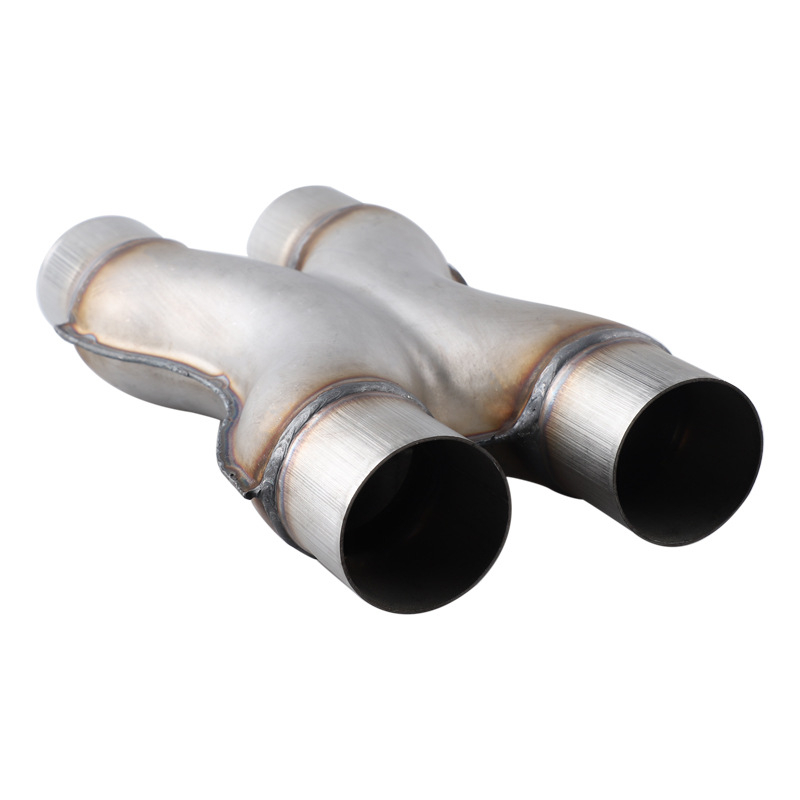 Адаптер за изпускателна тръба от неръждаема стомана с X‑тип и Y‑тип адаптери, 3‑ходови и 4‑ходови тръбни съединители, универсална съвместимост