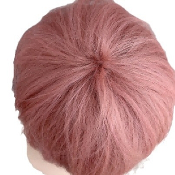 Meeste lühikeste juuksedega parukas, kogu pea kattev, Korea stiilis, keskosa, tihe, kuumuskindlad kiud