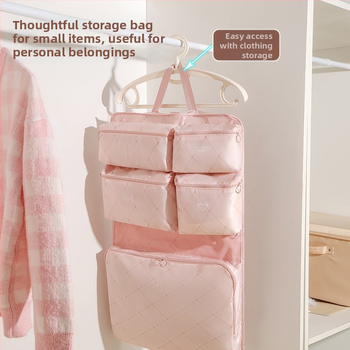 Geantă de depozitare cu suport de agățare, cub pentru haine, 7-în-1 organizator de călătorie, ușoară, din țesătură Oxford, model JY0068dz