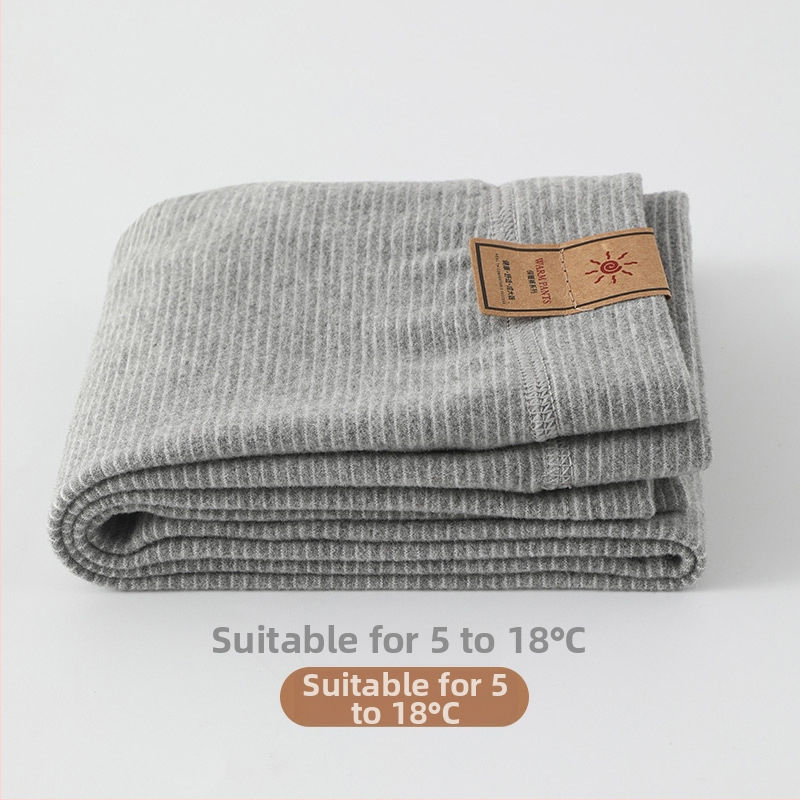 Vaikų šiluminės velūro ilgosios kelnės - dryžinės, storos, vidurio juosmens, rudens–žiema, 62,5% poliesterio