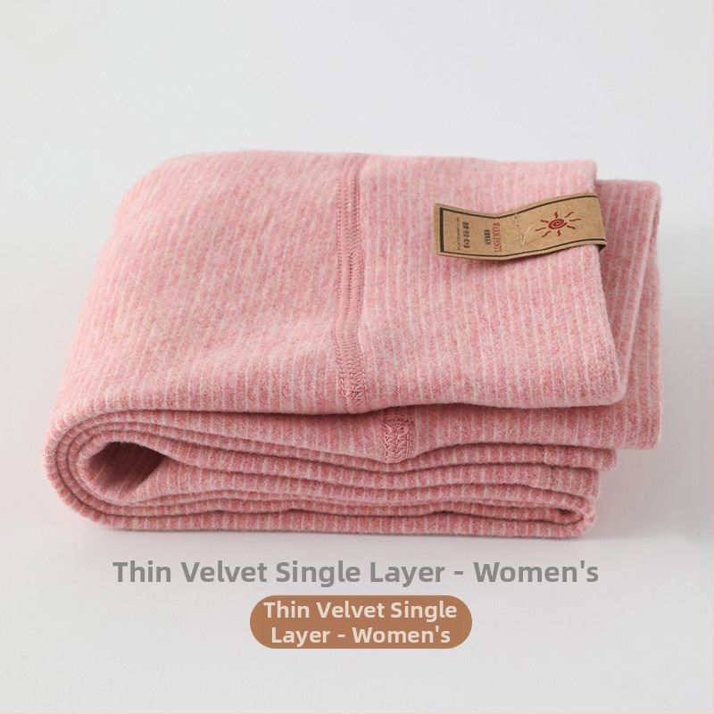 Vaikų šiluminės velūro ilgosios kelnės - dryžinės, storos, vidurio juosmens, rudens–žiema, 62,5% poliesterio