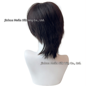 Vyrų mullet parūka, modelis 525, aukštos temperatūros pluoštas, cosplay tinka