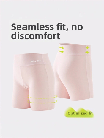 Mergaitėms skirti nailoniniai saugūs šortai vasarai, 3/4 ilgio, aukštas liemuo su elastine juosta, be kirkšnies įpjovos, sudėtis 73% nailonas, 27% elastanas