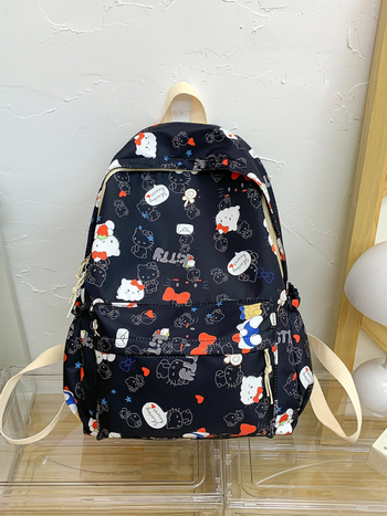 Nailonist koolikott, mahutavus 20–35 l, veekindel, sobib 16-tollisele sülearvutile, anime muster