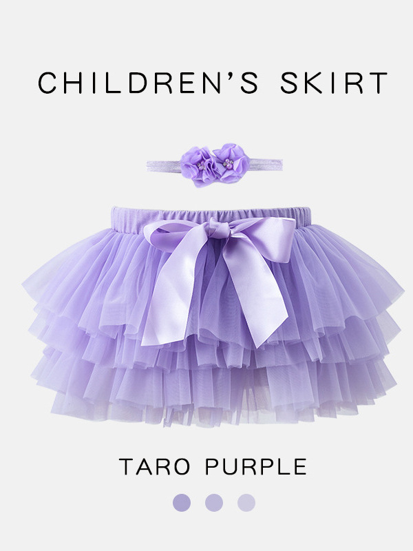 Bērnu svārki, vienkrāsains cake stila svārki, ārējais materiāls 95% neilons, oderes modal; bērniem 1–3 gadi. (ārējais materiāls 95% neilons, oderes modal, vienkrāsains, cake stils, vecums 1–3)