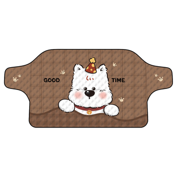 Покривало за предното стъкло на автомобил – алуминиево фолио, карикатурен стил, защита срещу сняг и лед, универсална употреба