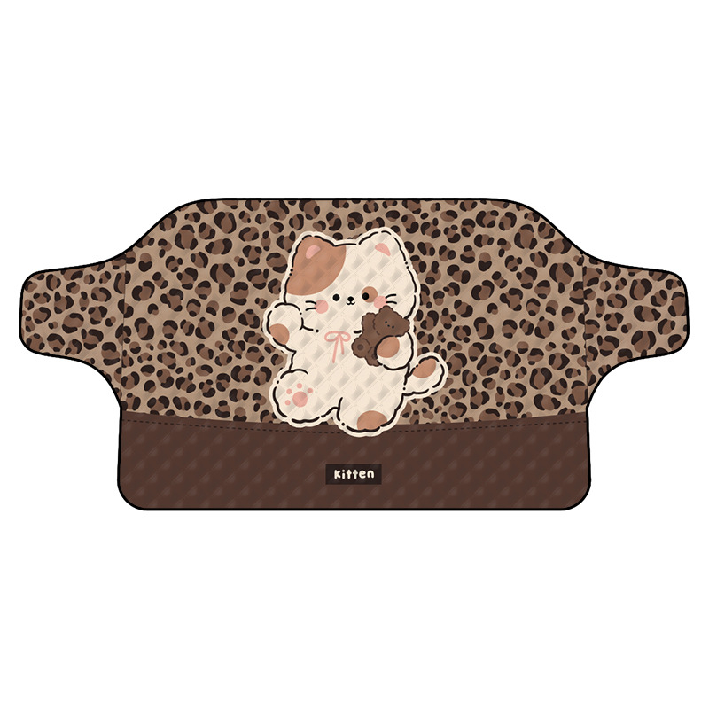 Покривало за предното стъкло на автомобил – алуминиево фолио, карикатурен стил, защита срещу сняг и лед, универсална употреба