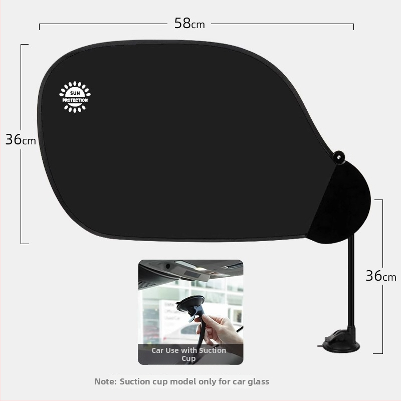 Auto päikesekaitse külgedele – imava kummist kinnitusega, vinüülkattega kangas, terasest köis, universaalne sobivus, originaalne stiil