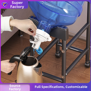 Didelis vandens statinis su apverstu dozatoriumi, kūrybingas rėmas iš anglinio plieno + ABS, grindinis stovėjimas, laikymui virtuvėje, miegamajame ir svetainėje