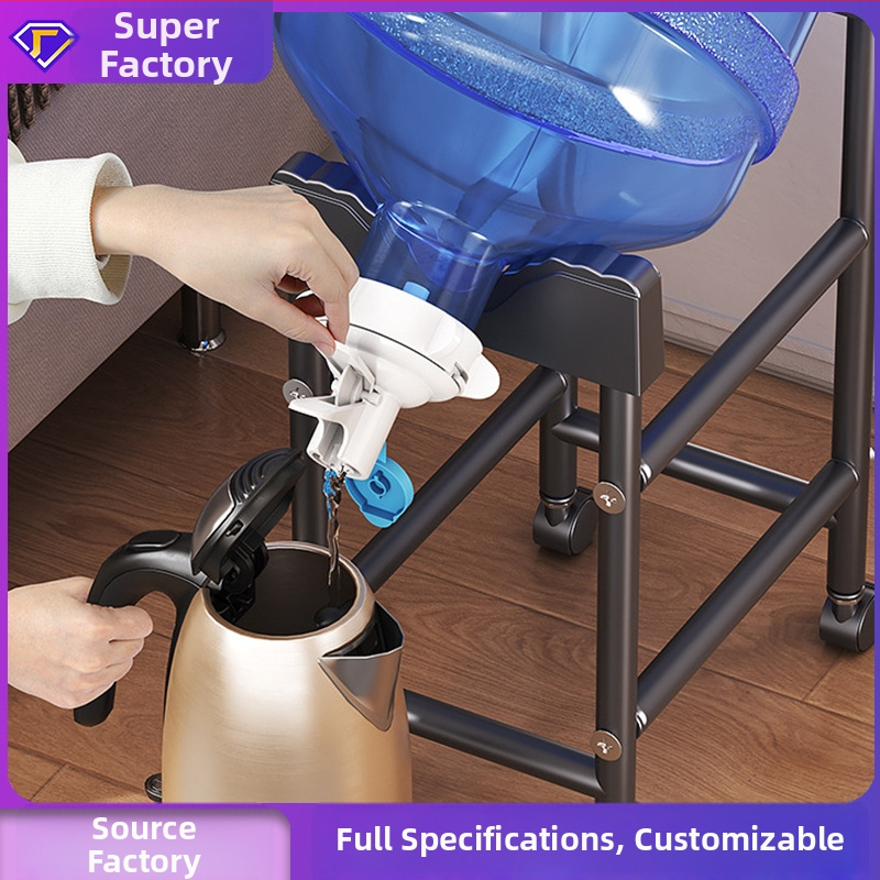 Didelis vandens statinis su apverstu dozatoriumi, kūrybingas rėmas iš anglinio plieno + ABS, grindinis stovėjimas, laikymui virtuvėje, miegamajame ir svetainėje