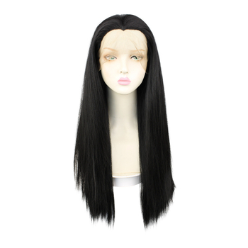 perucă cosplay cu fibră rezistentă la temperatură, păr drept, construcție cu mecanism, model Beauty tip, origine Yiwu