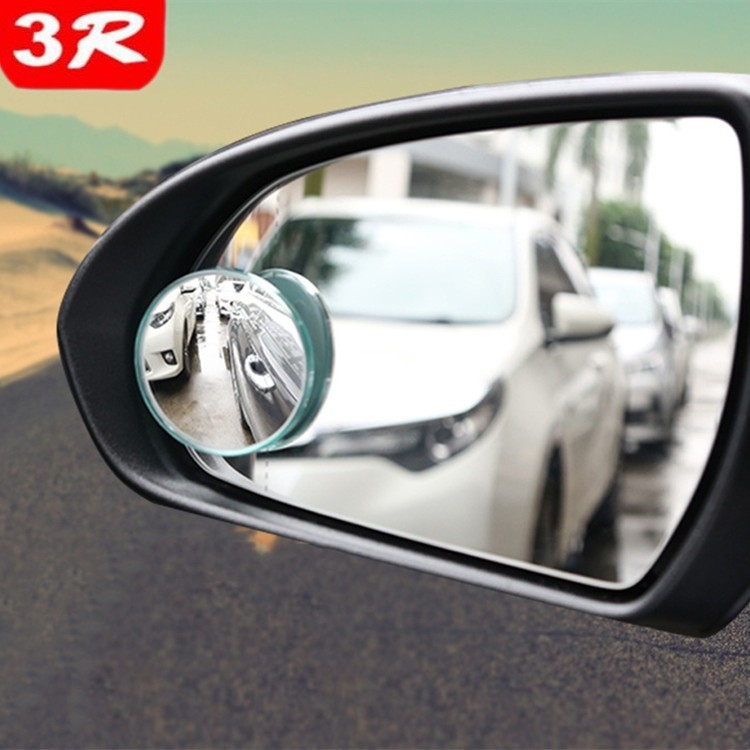 Automobilio atbulinio vaizdo apvalus veidrodėlis, atsparus vandeniui, 360° aklųjų zonų padengimas, skaidrus apsauginis rėmas, plataus kampo pagalbinis veidrodėlis