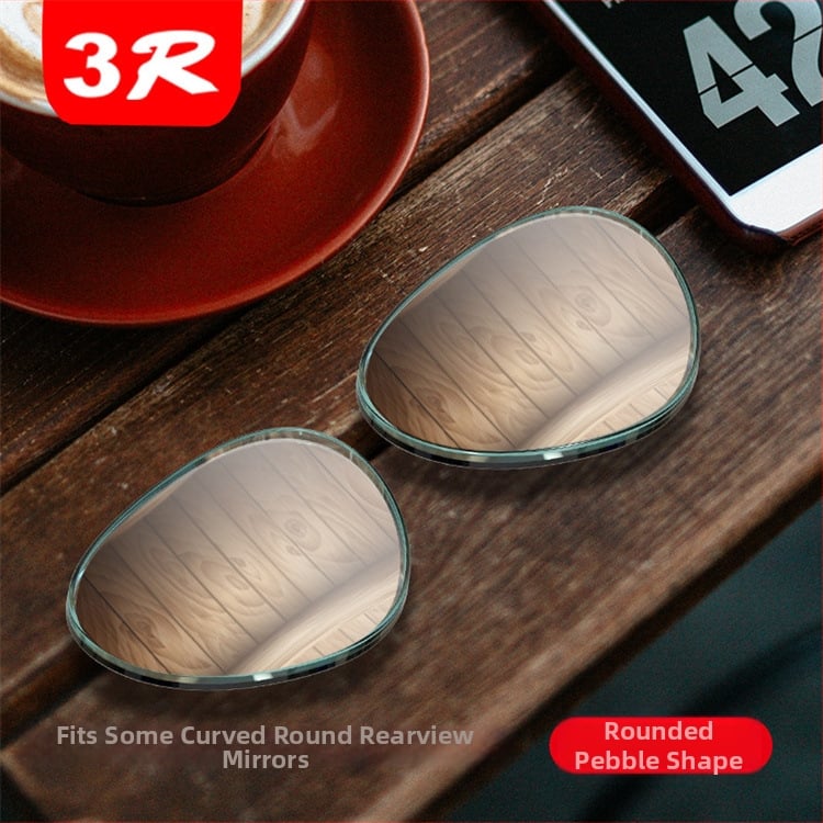 Automobilio atbulinio vaizdo apvalus veidrodėlis, atsparus vandeniui, 360° aklųjų zonų padengimas, skaidrus apsauginis rėmas, plataus kampo pagalbinis veidrodėlis