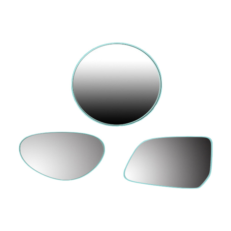 Automobilio atbulinio vaizdo apvalus veidrodėlis, atsparus vandeniui, 360° aklųjų zonų padengimas, skaidrus apsauginis rėmas, plataus kampo pagalbinis veidrodėlis