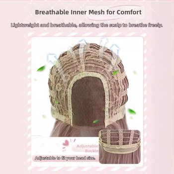 Dlhá rovná parochňa s kosím ofinkom, plná čiapka, vlákna odolné voči vysokej teplote