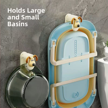 Seinasse paigaldatav valamu konks imekummkinnitusega – ilma puurimata, plastikust, vannituppa