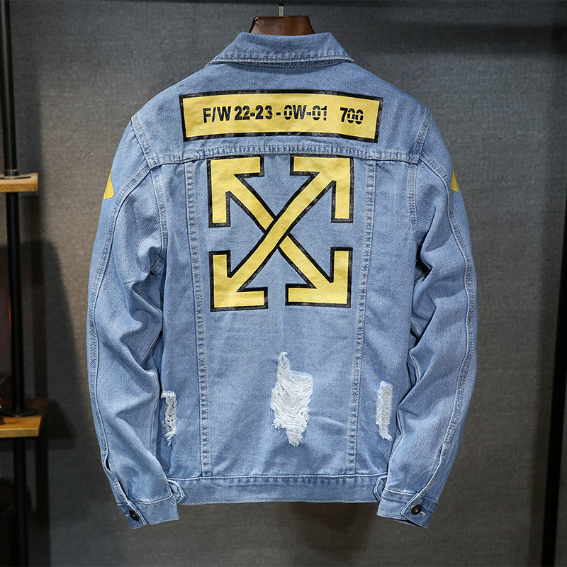 Jakk, tänavustiil, lapp-kaelus, slim lõige, trükk