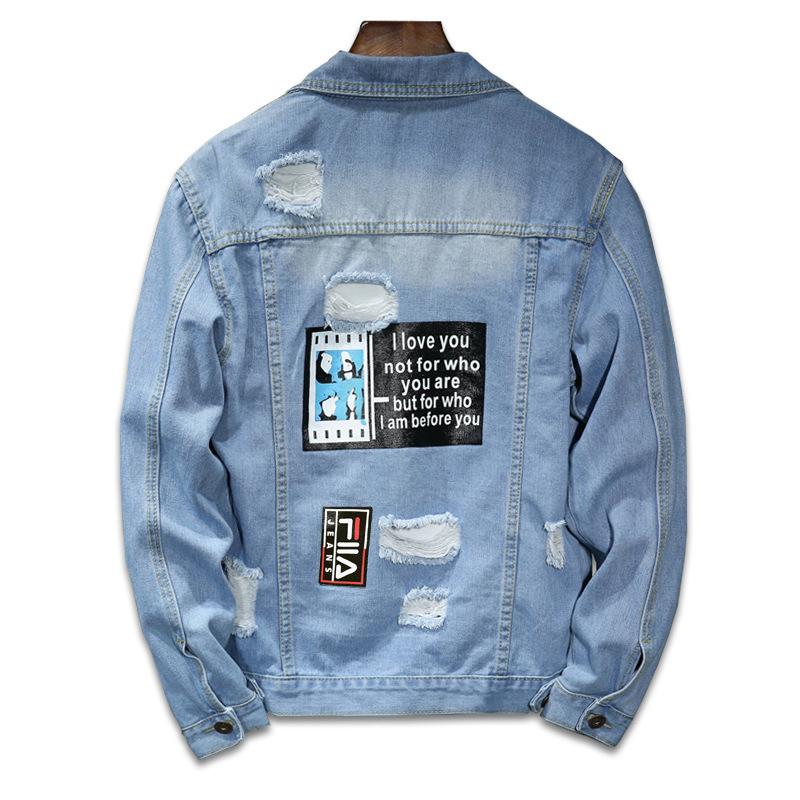 Jakk, tänavustiil, lapp-kaelus, slim lõige, trükk