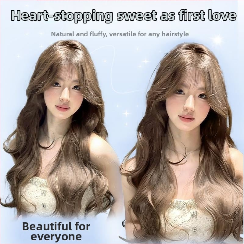 Denná parochňa z vlákien odolných voči teplu, dlhé kučeravé vlasy, vhodná pre všetky odtiene pokožky