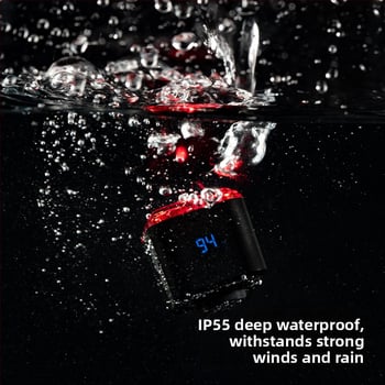 Dviračio galinis žibintas su išmaniu stabdžių jutikliu, Type-C įkrovimas, skirtas kalnų ir kelių dviračiams, nakties važiavimo įspėjimo šviesa