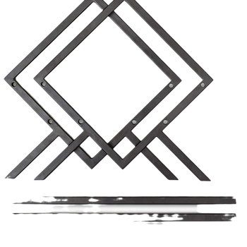 Metalinė laikymo lenta vinilinėms plokštelėms su CD laikikliu ir nuimamais žurnalų laikikliu – Yishi