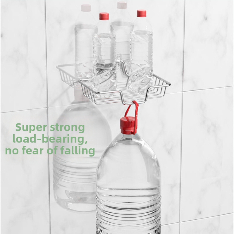 Nerūsējošā tērauda sienas ziepju turētājs ar drenāžu, divdaļīgs komplekts, elektrolytiskais pārklājums, moderns stils