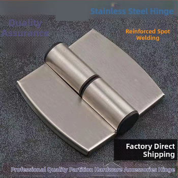 Nerūdijančio plieno viešųjų tualetų pertvarų komplektas su vyrių įrankiais, indikatorine spyna ir atraminėmis kojomis, paviršiaus apdaila: wire drawing