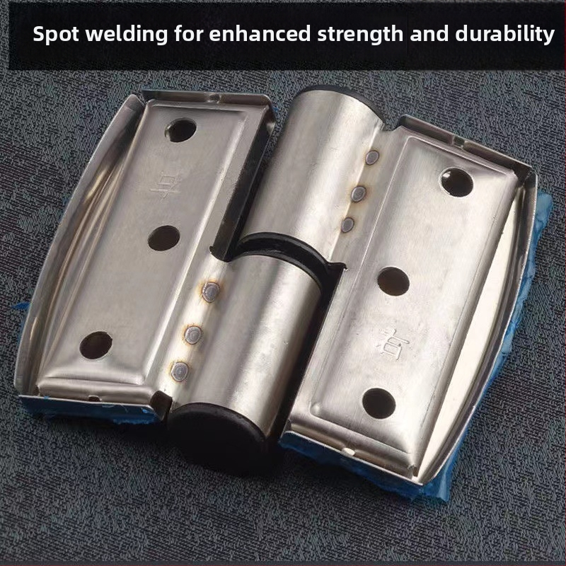 Nerūsējošā tērauda sabiedrības tualetes starpsienas mehānisms komplekts ar šarnīra piederumiem, indikatoru slēdzeni un atbalsta kājām, virsmas apdare: wire drawing