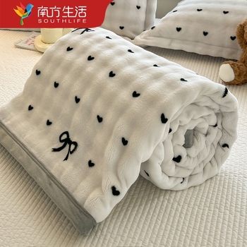 Southlife вълнено одеяло от коралов флис, 240–250 г/м², първокласно качество